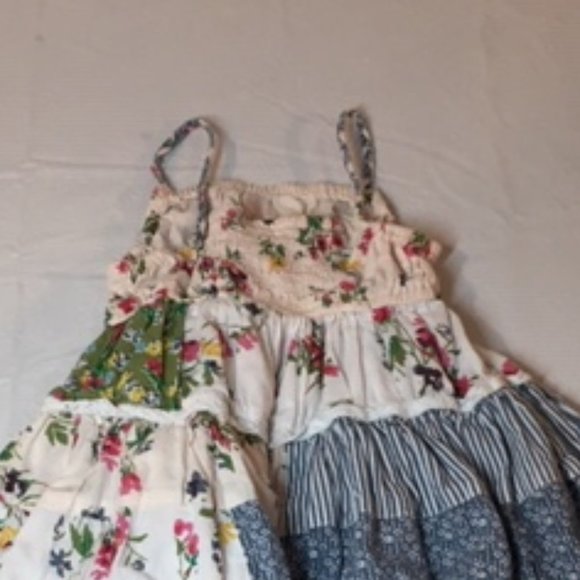 ✨HP✨ Cutey Couture Cotton Floral Patchwork Sundress w/Slip Size2 - Picture 7 of 14